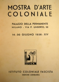 Osvaldo Bot - Mostra d'Arte Coloniale, Palazzo della Permanente Milano - 1936